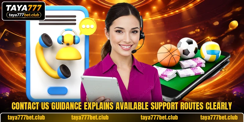 Contact us guidance explains available support routes clearly Contact us guidance explains available support routes clearly