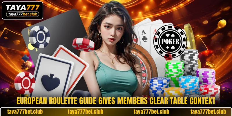 European Roulette guide gives members clear table context European Roulette guide gives members clear table context