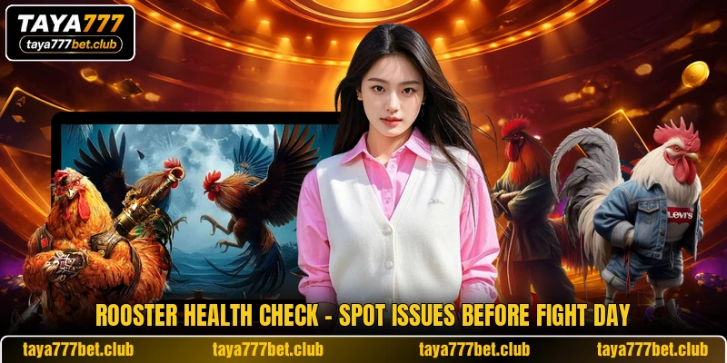 Rooster Health Check - Spot Issues Before Fight Day
