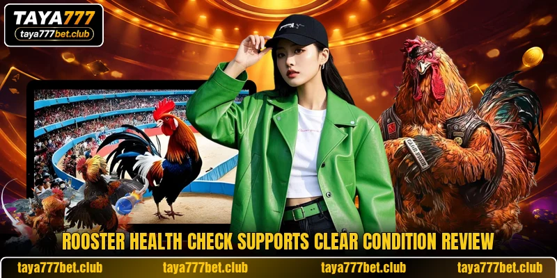 Rooster health check supports clear condition review Rooster health check supports clear condition review