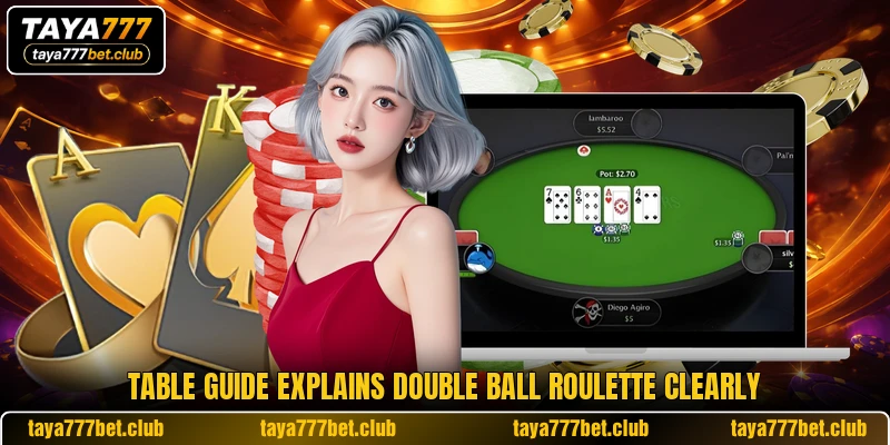 Table guide explains Double Ball Roulette clearly