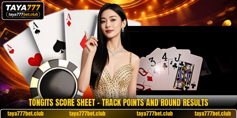 Tongits Score Sheet - Track Points And Round Results